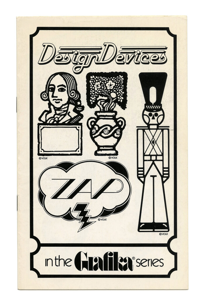 “Design Devices” (No. G87) ft. , a Letraset release from 1977. “ZAP” is probably custom lettering.