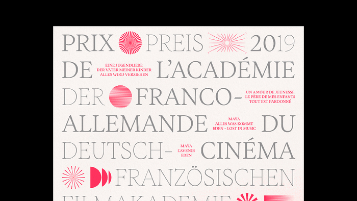 Franco-German Film Academy Award 2019 2