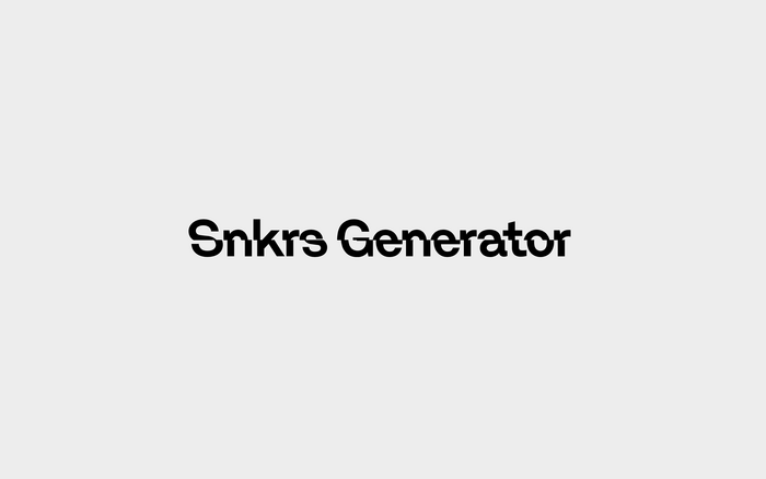 Sneakers Generator website 1