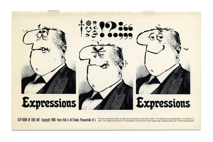 “Expressions” (No. 168) ft. . This old German typeface was adopted by Photo-Lettering and shown in their 1971 catalog as Reclame. The punctuation is from , see the comments.