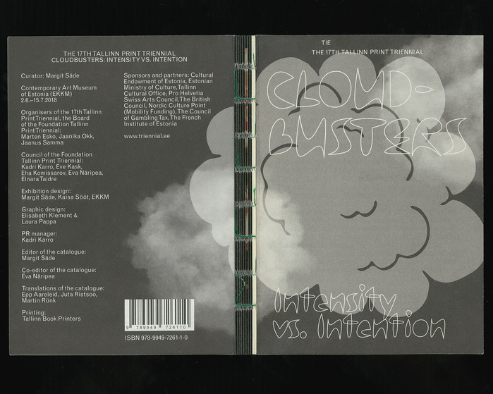 Cloudbusters: Intensity vs. Intention – 17th Tallinn Print Triennial exhibition guide book / catalogue 1