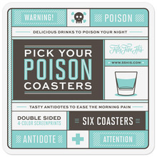 Pick Your Poison Coasters