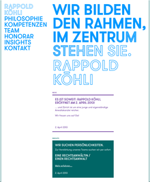 Rappold Köhli Website
