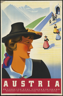 Austria (Österreichische Verkehrswerbung) Travel Poster