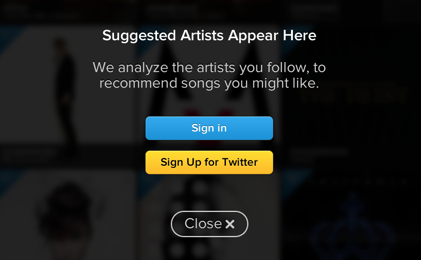 Twitter #music - Fonts In Use