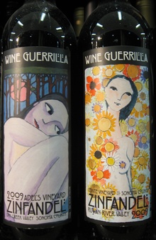 Wine Guerrilla labels