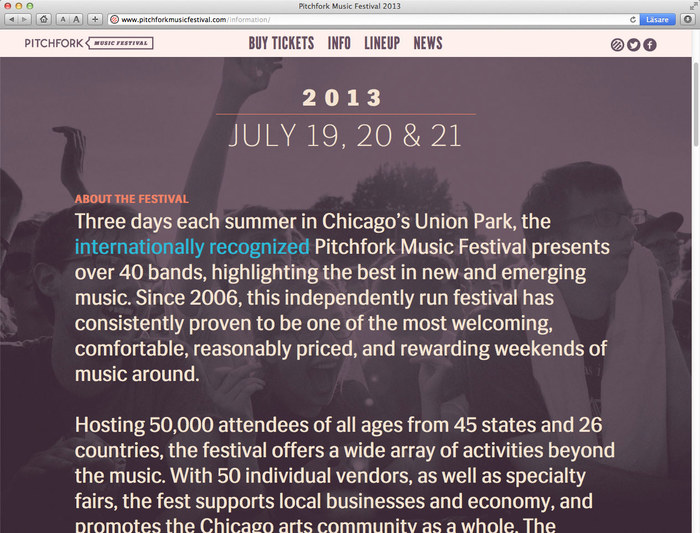 Pitchfork Music Festival, 2013 4