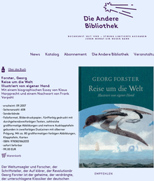 <cite>Die Andere Bibliothek</cite> website