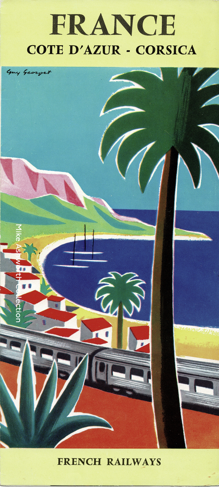 France, Cote d’Azur – Corsica SNCF travel brochure (1960)