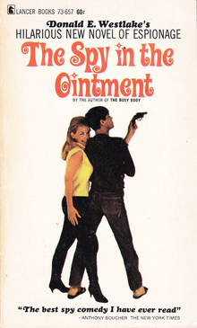 <cite>The Spy in the Ointment</cite> by Donald E. Westlake (Lancer Books)