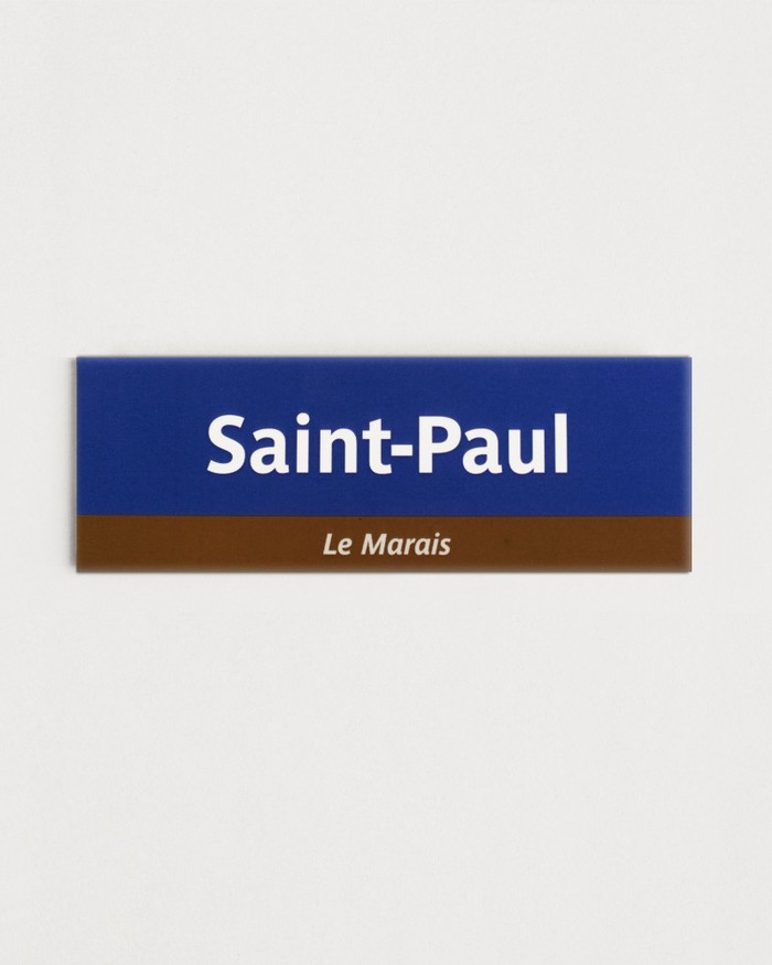 Saint-Paul station fridge magnet, from the RATP merchandise shop.