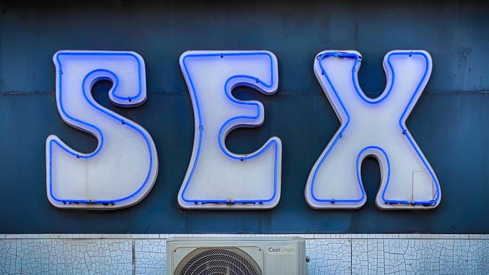 “SEX” neon sign, Nice 1