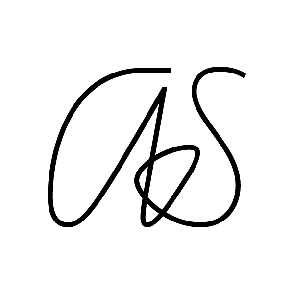 Monogram featuring one of the several contextual alternate combinations found in the Line font.