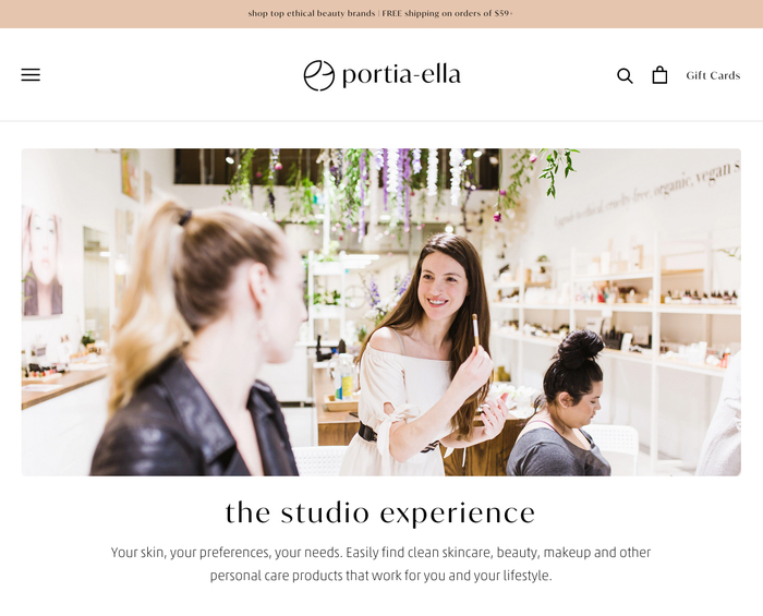 Portia-ella website 2