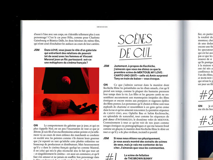 Interview with questions in Ano Bold and answers in .