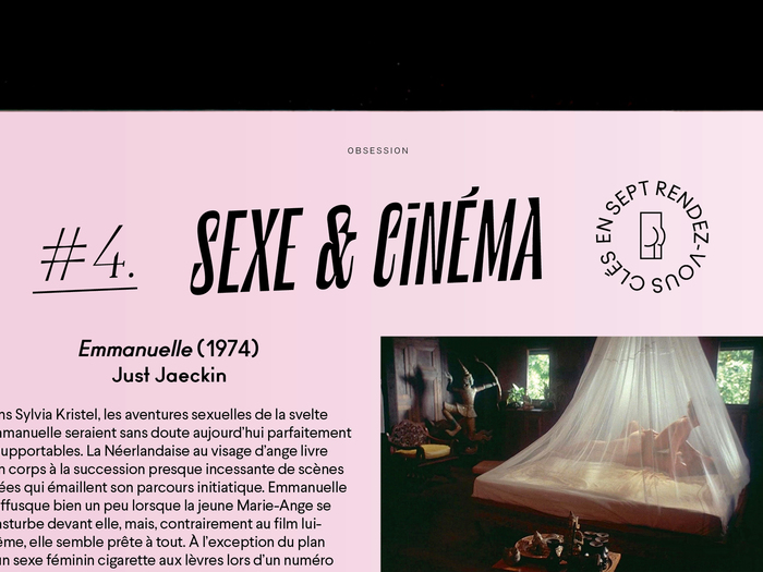 La Septième Obsession, issue 29, “Sexe” 5