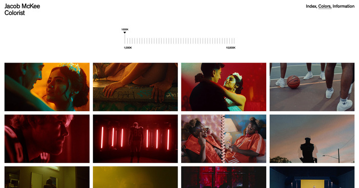 Jacob McKee portfolio website 3