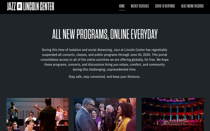 Jazz at Lincoln Center website 1