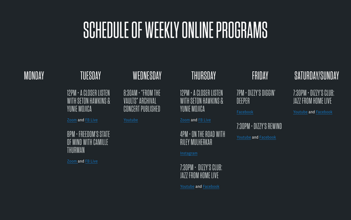 Jazz at Lincoln Center website 2