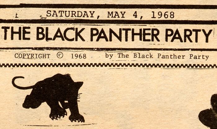 The nameplate of the May 4, 1968 issue with typewritten  and , and transfer-type .