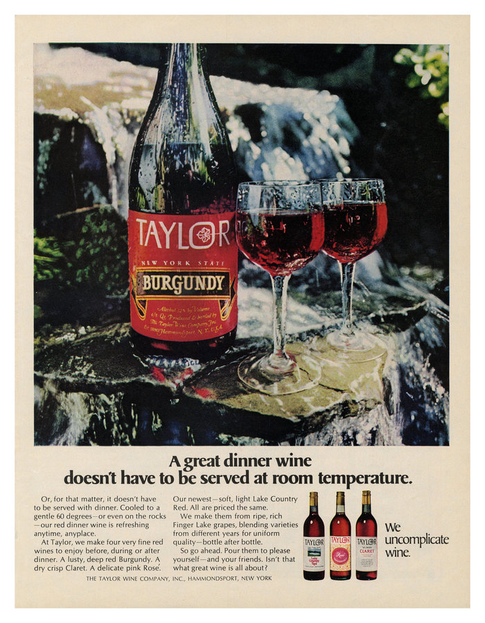 Taylor Wine ad (1969)