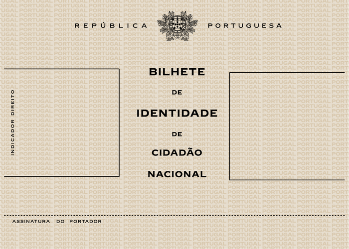 Bilhete de Identidade (Portuguese identity card), 1971–1987 1