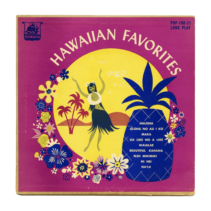 Hawaiian Favorites album art (Plymouth Records)