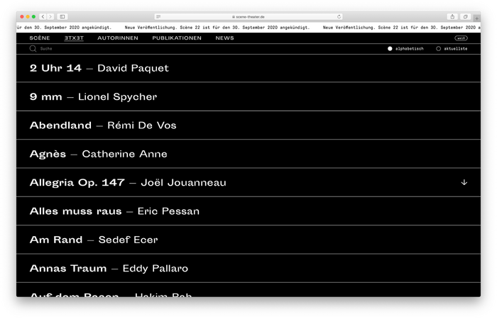 Scène website 1