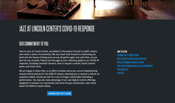 Jazz at Lincoln Center website 4