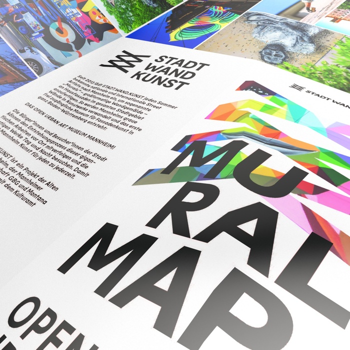 Mural map (Trifold/DIN-Lang).