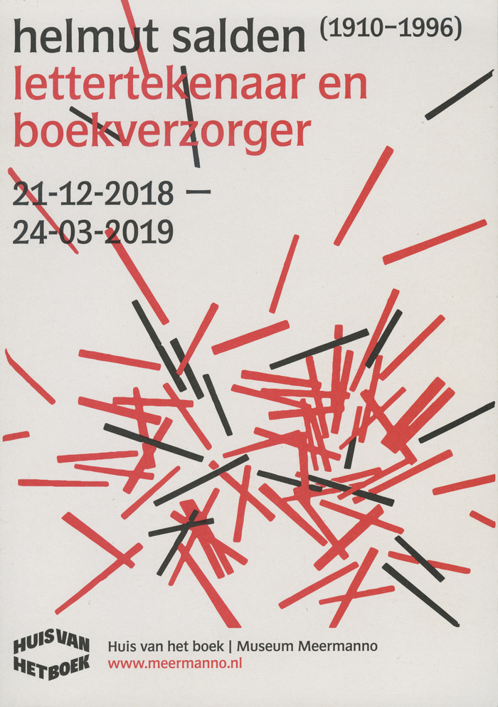 Exhibition poster / front of flyer.