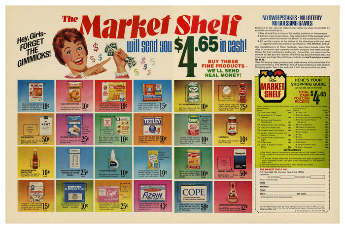 The Market Shelf ad (1969) 1