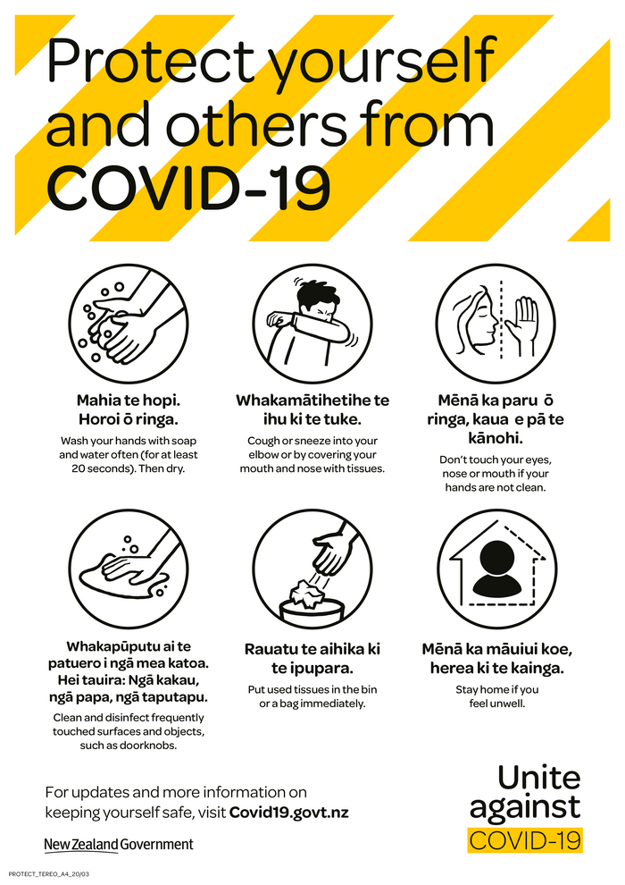 &ldquo;Unite against COVID-19&rdquo; campaign, New Zealand Government 14