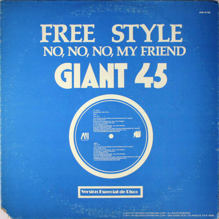 Free Style – “No, No, No, My Friend” ft.  Bold.