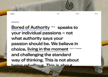 Bored Of Authority website