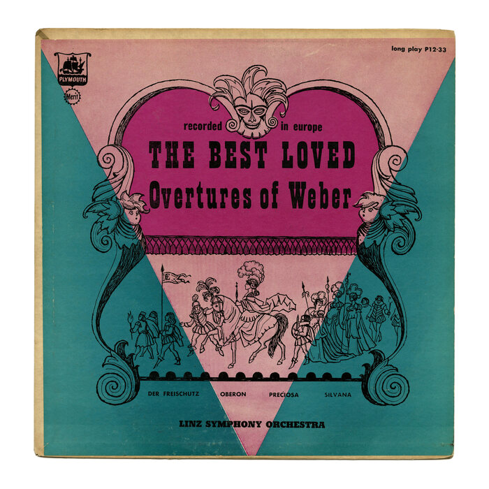 The Best Loved Overtures of Weber (Plymouth) album art
