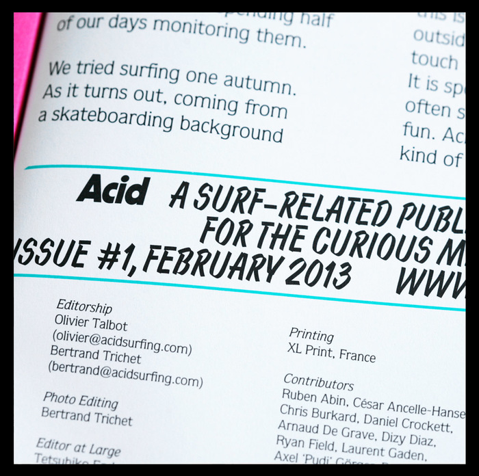 Acid magazine, vol. 1 “Hardly any turns” 12