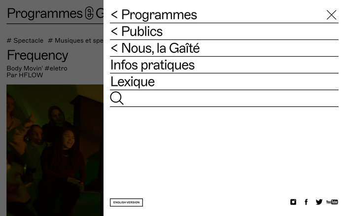 Menu.