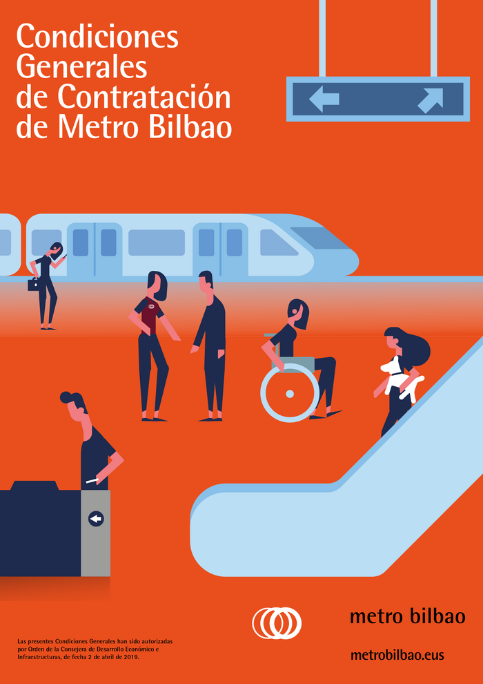 Cover of a brochure with general contracting conditions, 2019.