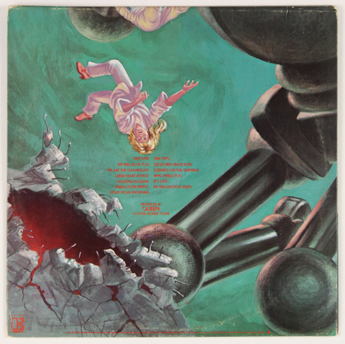 Back cover (US pressing by Elektra).