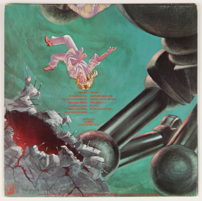 Back cover (US pressing by Elektra).