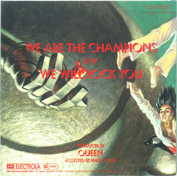 Back side of the German release on EMI Electrola.
