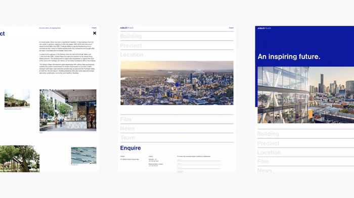 Jubilee Place brochure and website 14