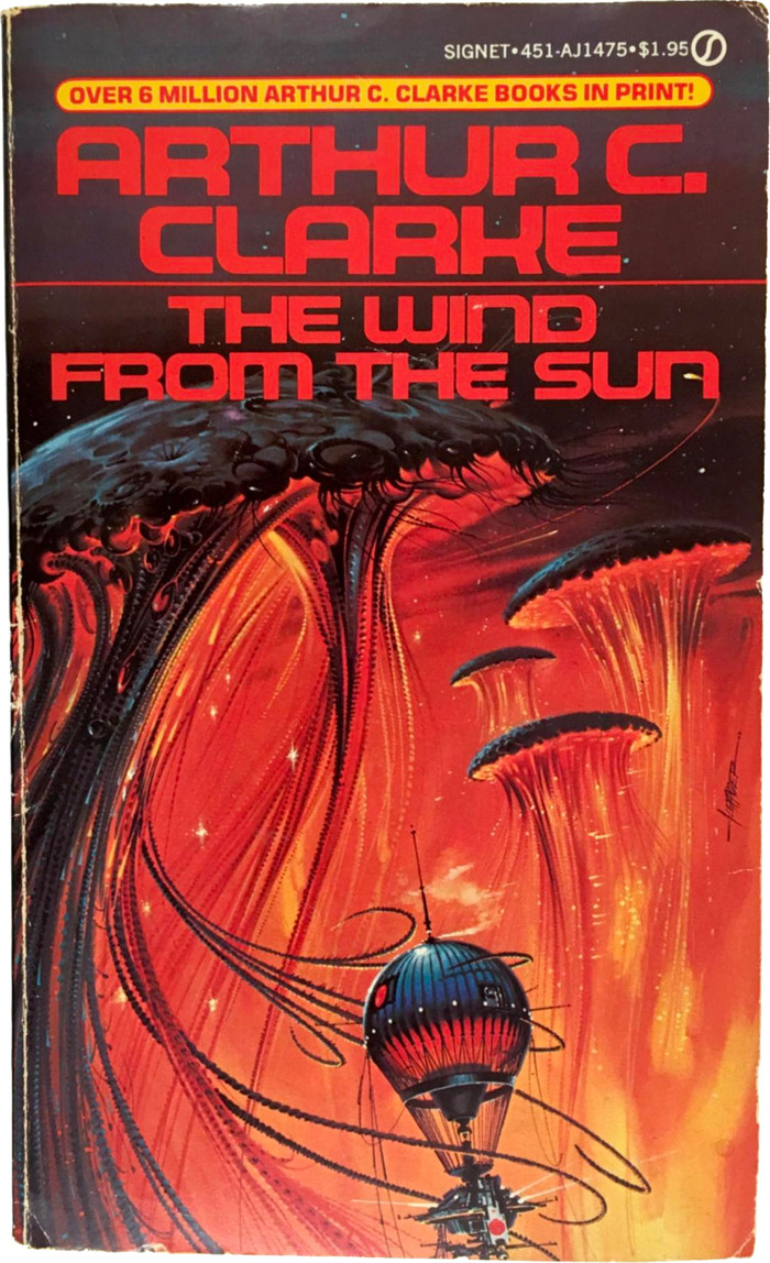 The Wind from the Sun, 1982. Cover art by Paul Alexander. [ISFDB]