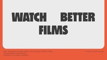 Watch Better Films website