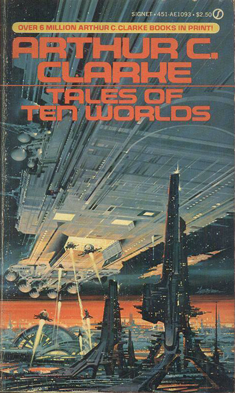 Tales of Ten Worlds, 1981. Cover art by Paul Alexander. [ISFDB]