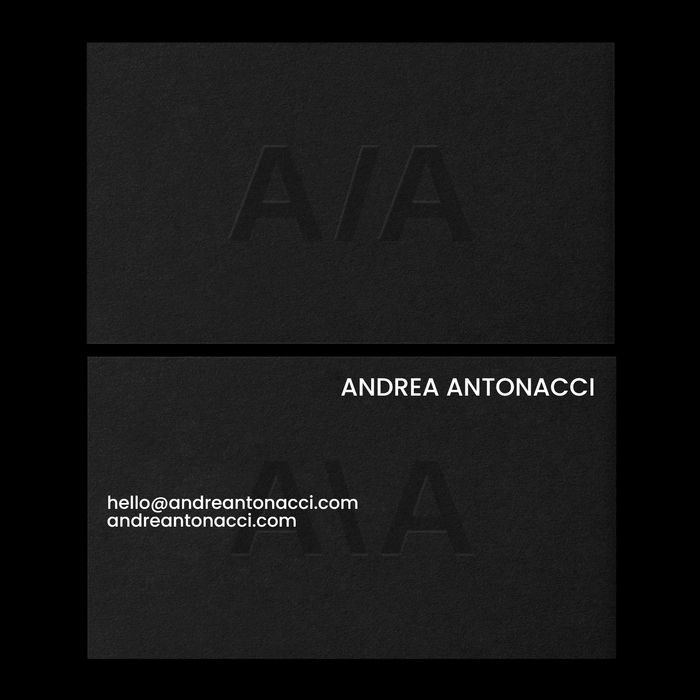 Andrea Antonacci business cards 2