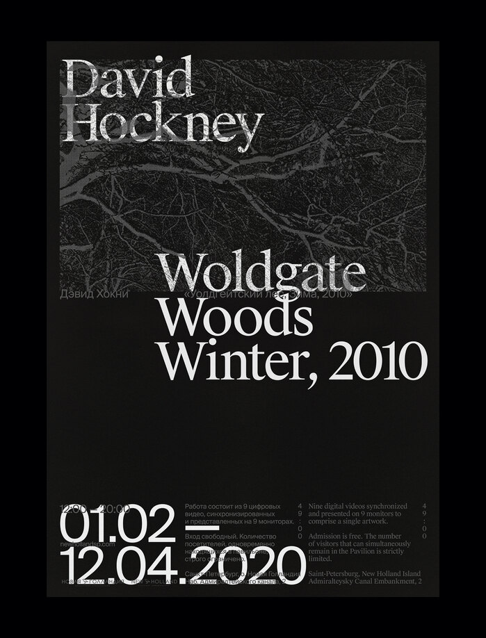 David Hockney – Woldgate Woods, Winter, 2010 8
