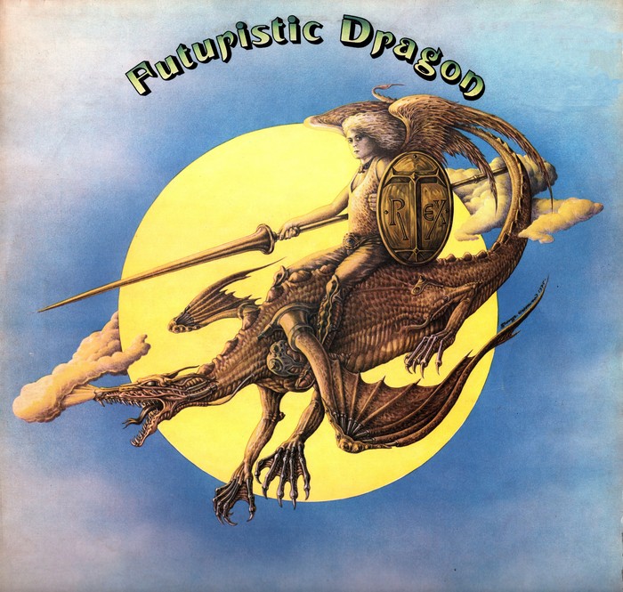 T. Rex – Futuristic Dragon album art and poster 1