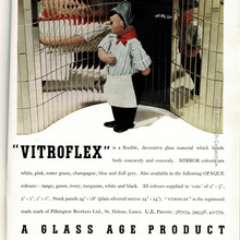 “Vitroflex” ad by Pilkington Brothers Ltd. (1937)